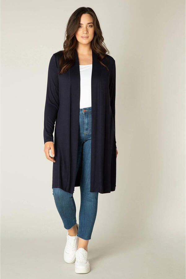 Base Level Curvy Lang vest Ayla Long Ruimvallende zachte tricotkwaliteit - Foto 2