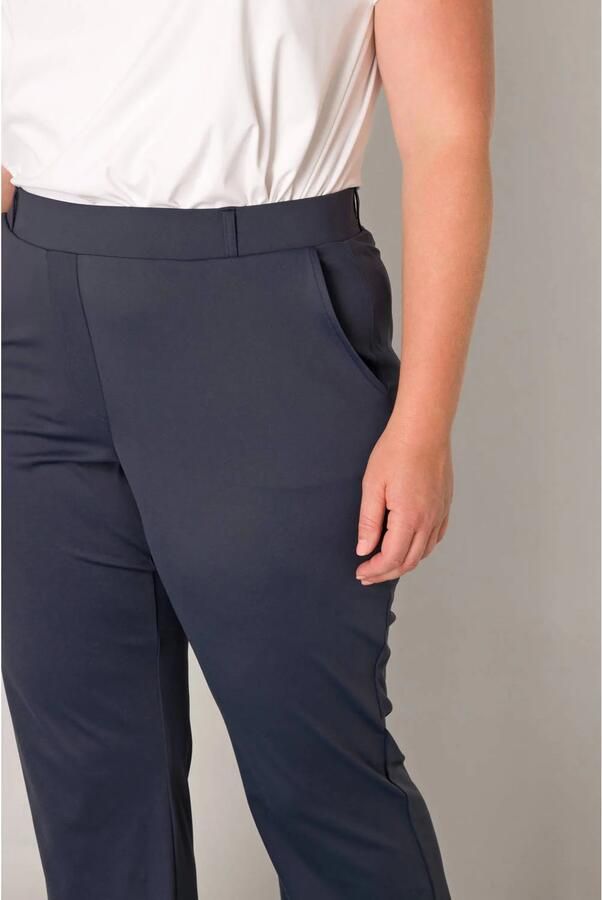 Base Level Curvy Stoffen broek Lori met stretch en lichte flair - Foto 2