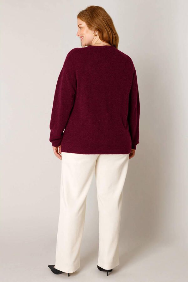 Base Level Curvy gebreid vest met wol - Foto 2
