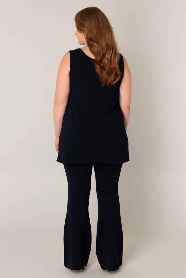 Base Level Curvy lang singlet donkerblauw - Foto 2