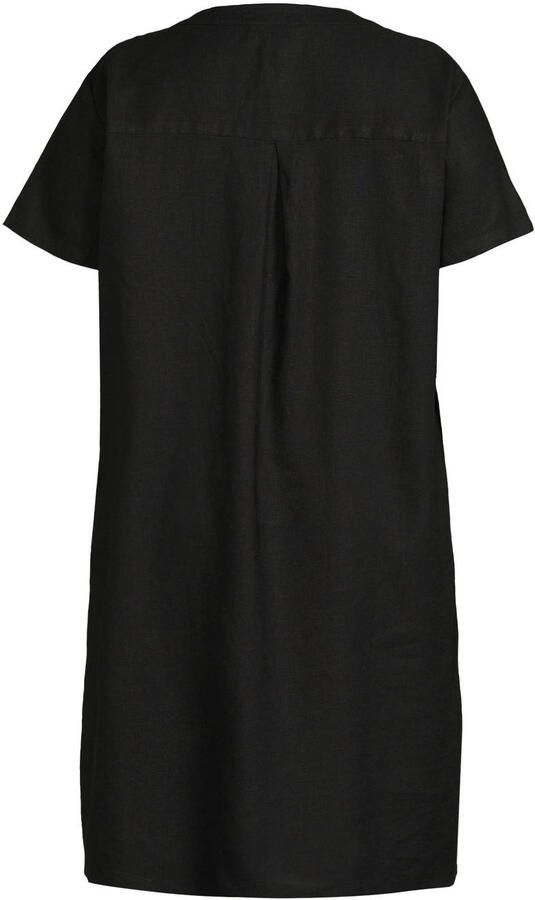 Base Level Curvy Tuniekjurk Yacinthe Zomerjurk met linnen - Foto 4