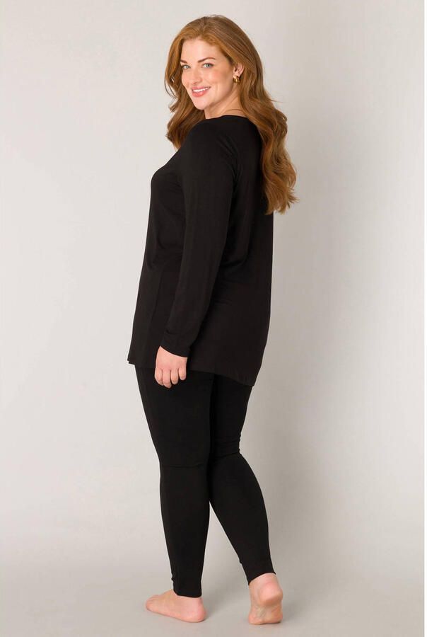 Base Level Curvy Shirt met lange mouwen Alize Zachte licht glanzende kwaliteit - Foto 2