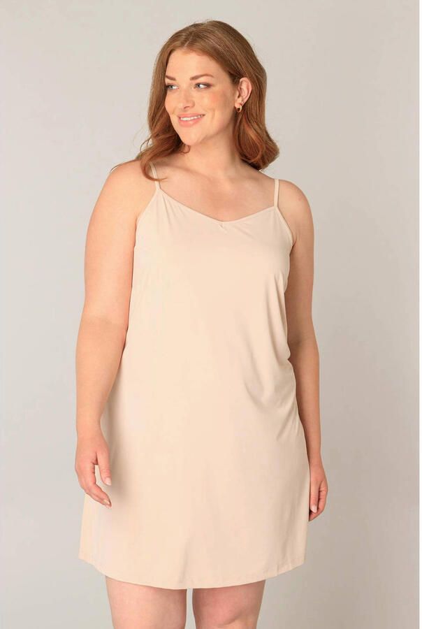 Base Level Curvy Jurk in overgooiermodel Yanira In een zachte soepele kwaliteit - Foto 3