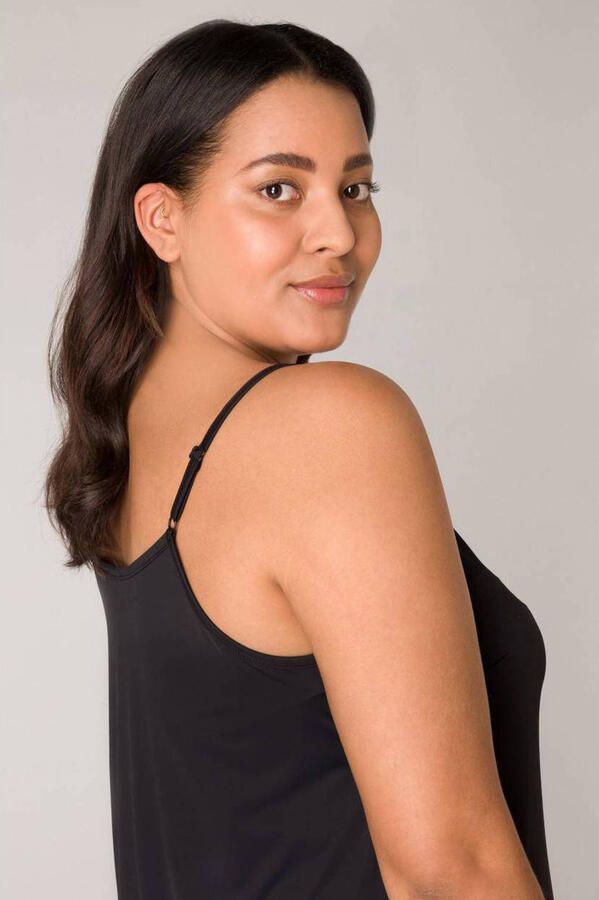 Base Level Curvy Jurk in overgooiermodel Yanira In een zachte soepele kwaliteit - Foto 2