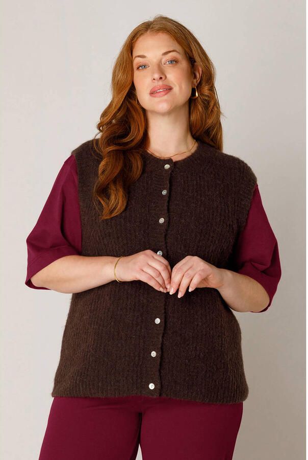Base Level Curvy Plus Size top bruin