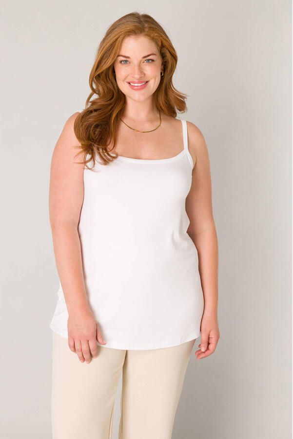 Base Level Curvy Top met spaghettibandjes ALEXA Verstelbare bandjes