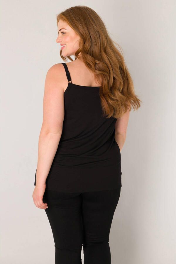 Base Level Curvy Top met spaghettibandjes ALEXA Verstelbare bandjes