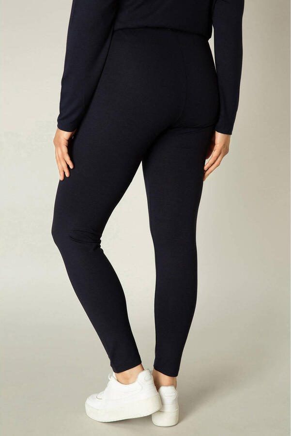 Base Level Curvy skinny legging Andrea donkerblauw - Foto 3