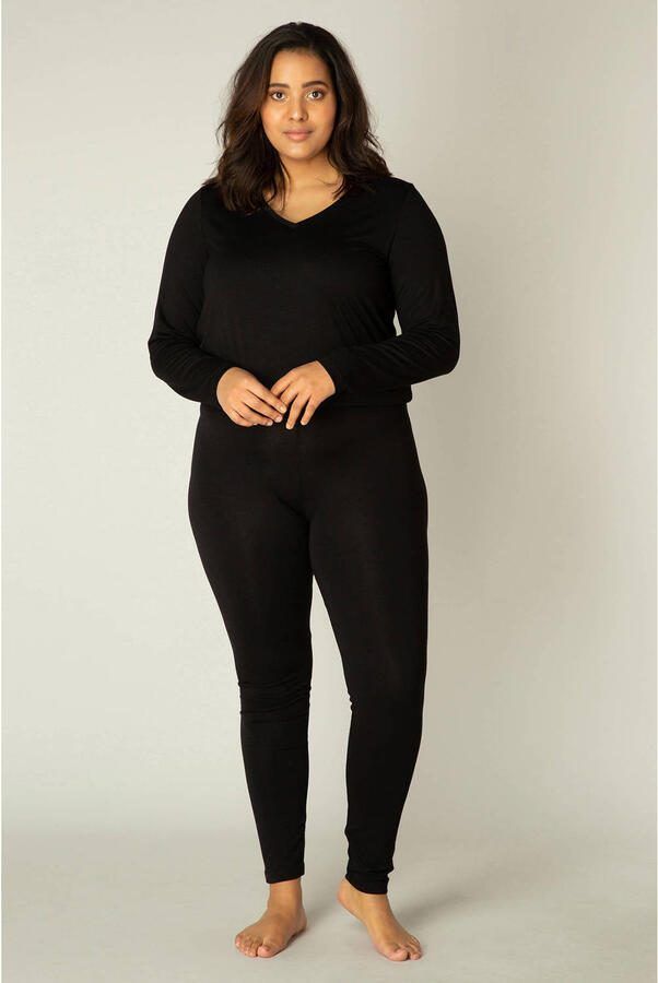 Base Level Curvy skinny legging Andrea zwart - Foto 2