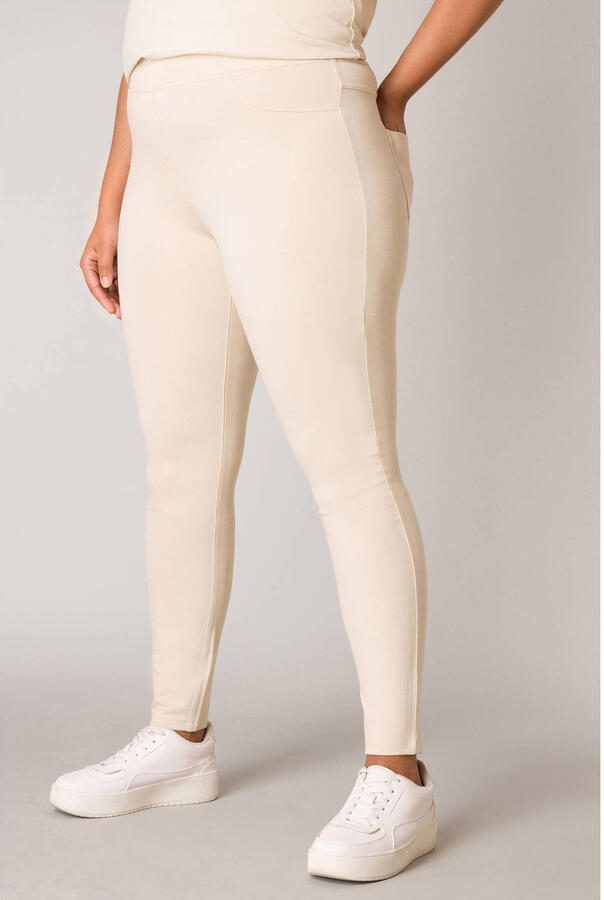 Base Level Curvy skinny tregging Arnika beige - Foto 2