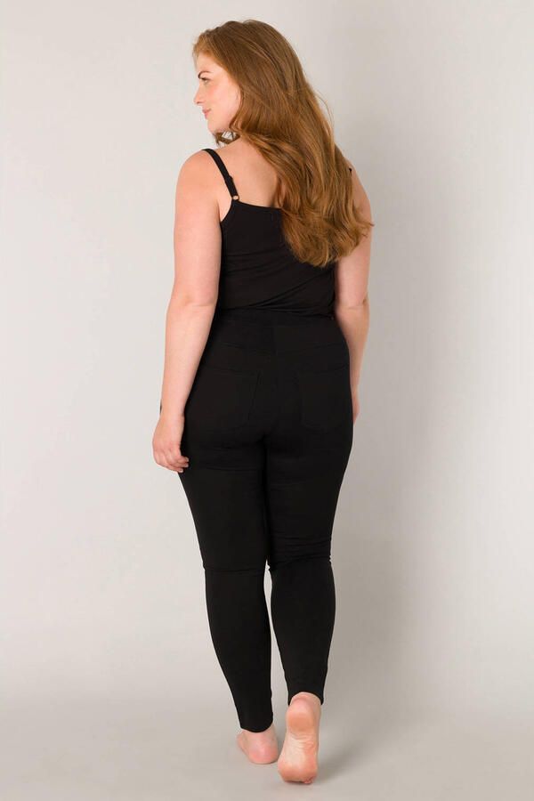 Base Level Curvy skinny tregging Arnika zwart