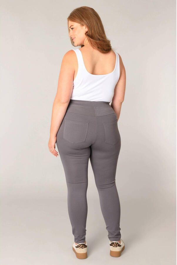Base Level Curvy slim high waist broek - Foto 3