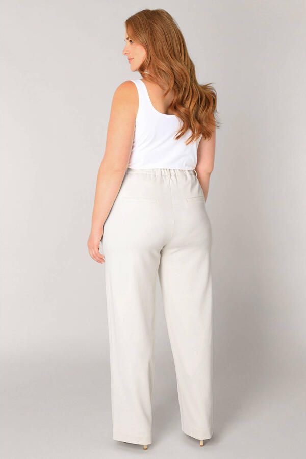 Base Level Curvy straight regular waist capri zand - Foto 3