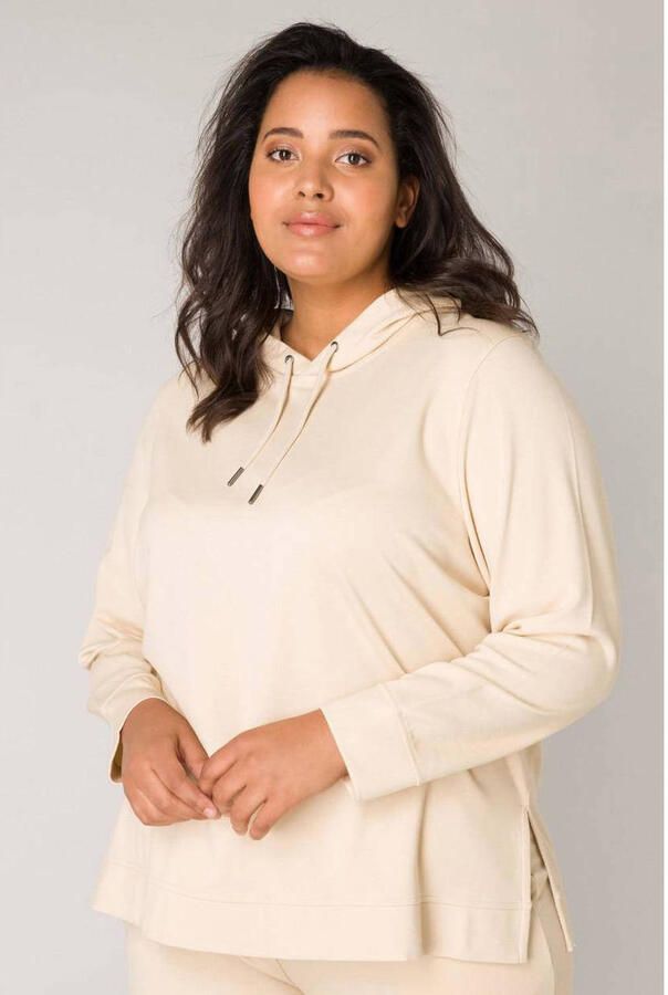 Base Level Curvy sweater Yalisa light beige - Foto 2