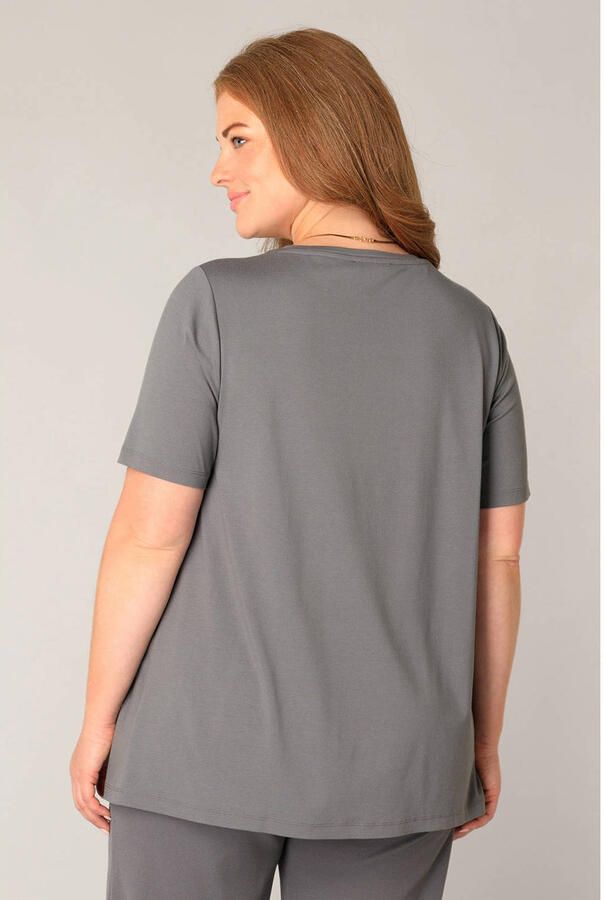 Base Level Curvy T-shirt antraciet - Foto 2
