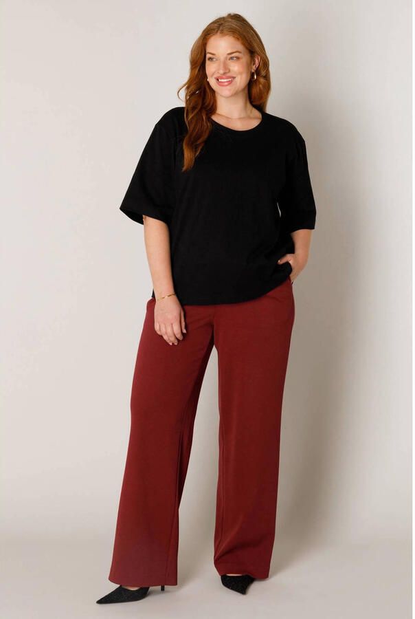 Base Level Curvy T-shirt Plus Size zwart - Foto 2