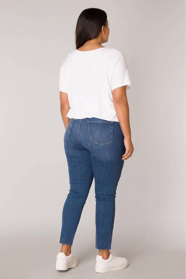 Base Level Curvy Ballonshirt Yoni met aangerimpelde ronde hals - Foto 2