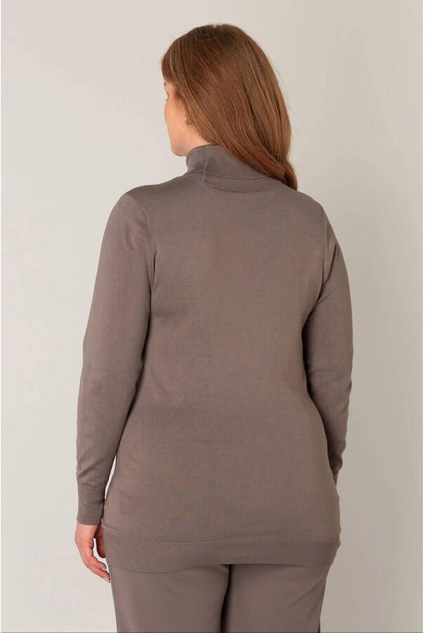 Base Level Curvy top Yuena taupe - Foto 2
