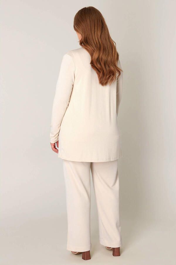 Base Level Curvy Vest Ayla Zacht vormvast tricot in viscose-mixkwaliteit - Foto 3