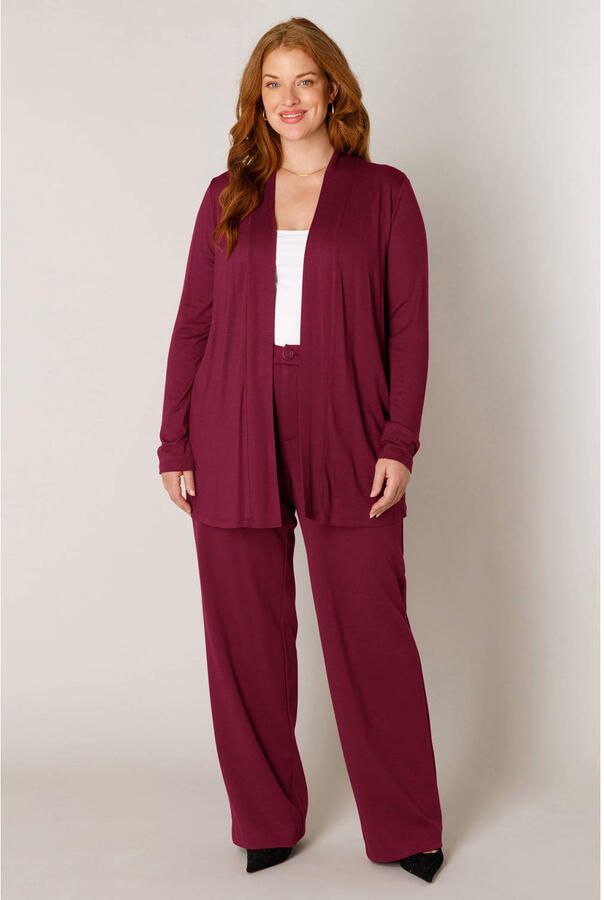 Base Level Curvy vest fijn gebreid