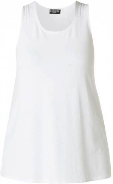 Base Level Curvy Lang shirt Abbigale mouwloos aan de zijkanten gesplitst