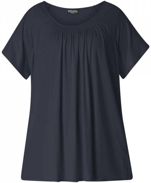 Base Level Curvy T-shirt Yokia In vormvaste katoenmix-kwaliteit