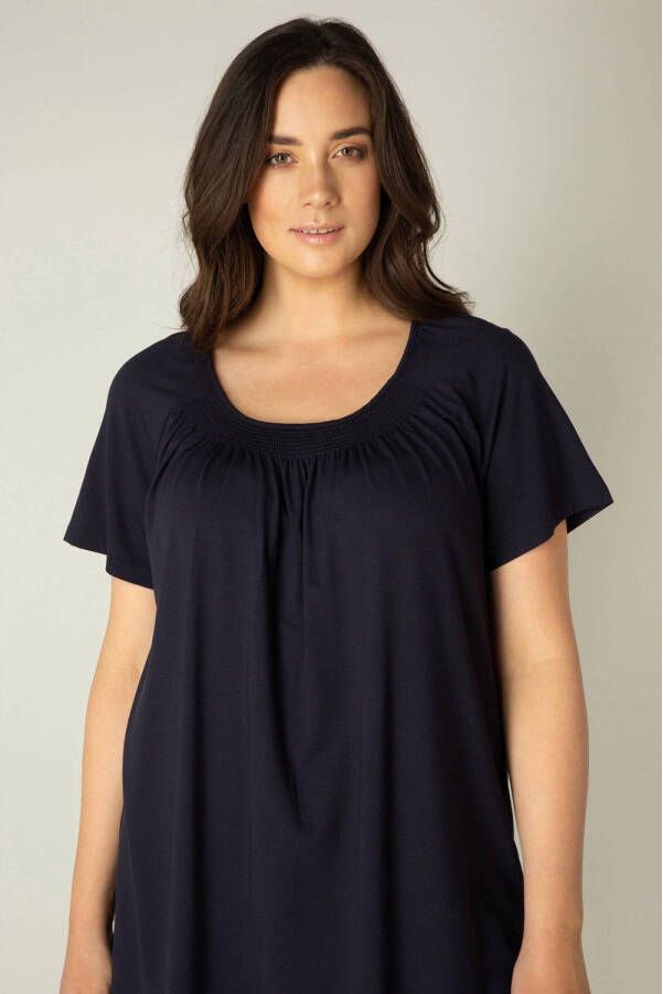 Base Level Curvy T-shirt Yokia In vormvaste katoenmix-kwaliteit - Foto 2