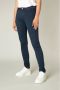 Base Level slim fit coloured denim Mell blauw - Thumbnail 1
