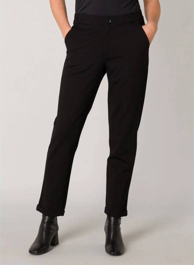 Base Level tapered fit broek zwart