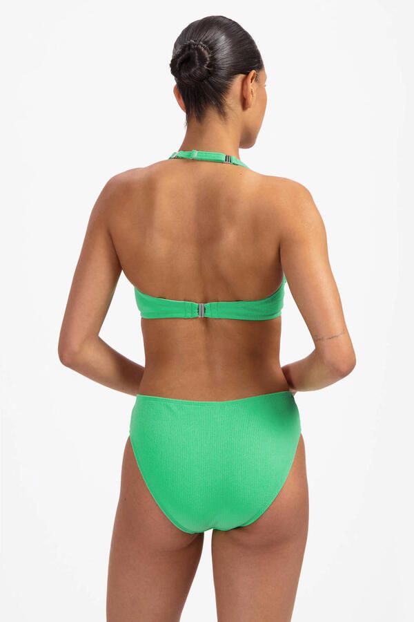Beachlife Spring Green Mid Waist Bottom Dames - Foto 2