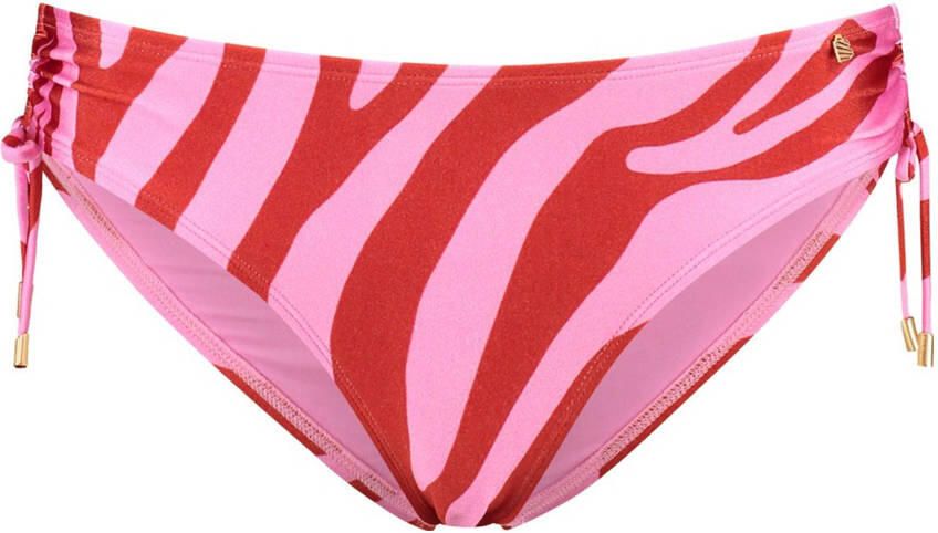 Beachlife bikinibroekje roze rood - Foto 3