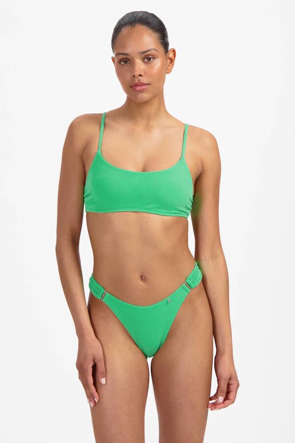 Beachlife high leg bikinibroekje groen