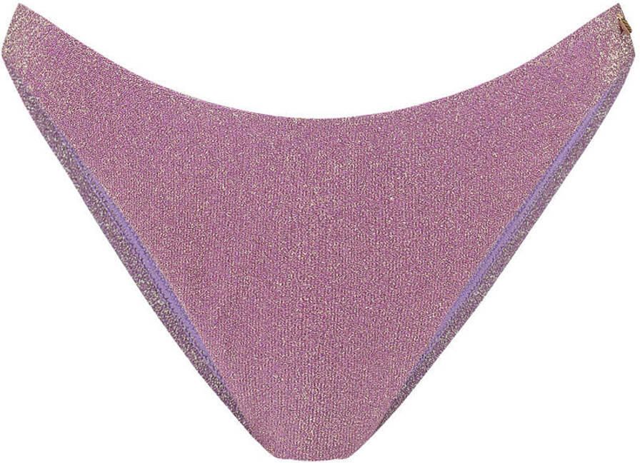 Beachlife high leg bikinibroekje met lurex oudroze - Foto 2