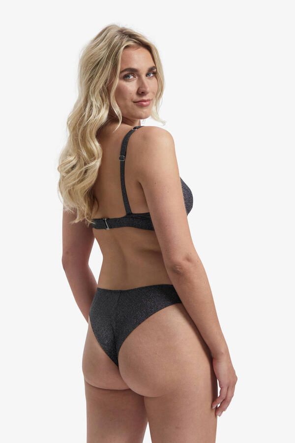 Beachlife Limited voorgevormde bikinitop met lurex zwart - Foto 3