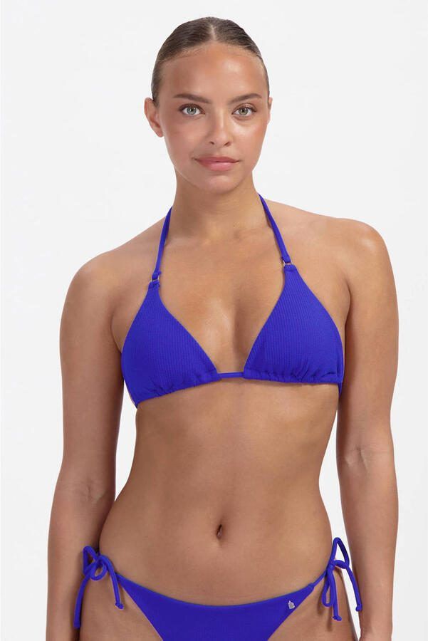 Beachlife Limited voorgevormde triangel bikinitop blauw - Foto 2