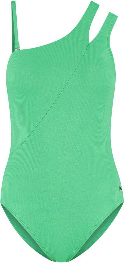 Beachlife one shoulder badpak groen - Foto 3