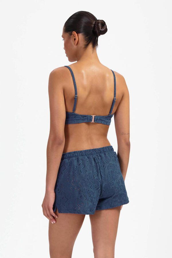 Beachlife strandshort broderie anglaise donkerblauw - Foto 2