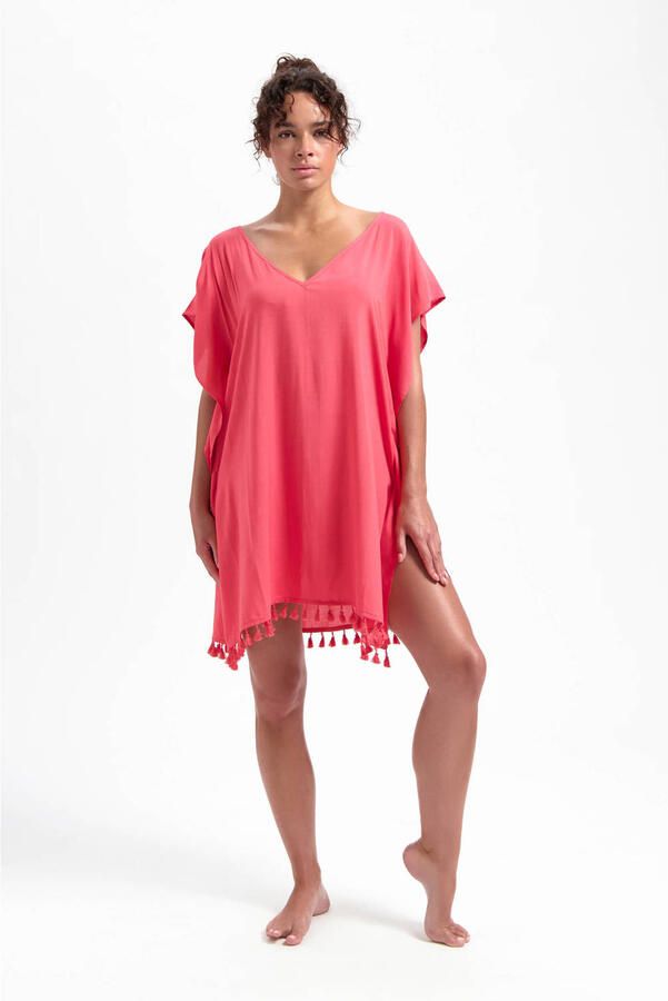 Beachlife strandtuniek rood