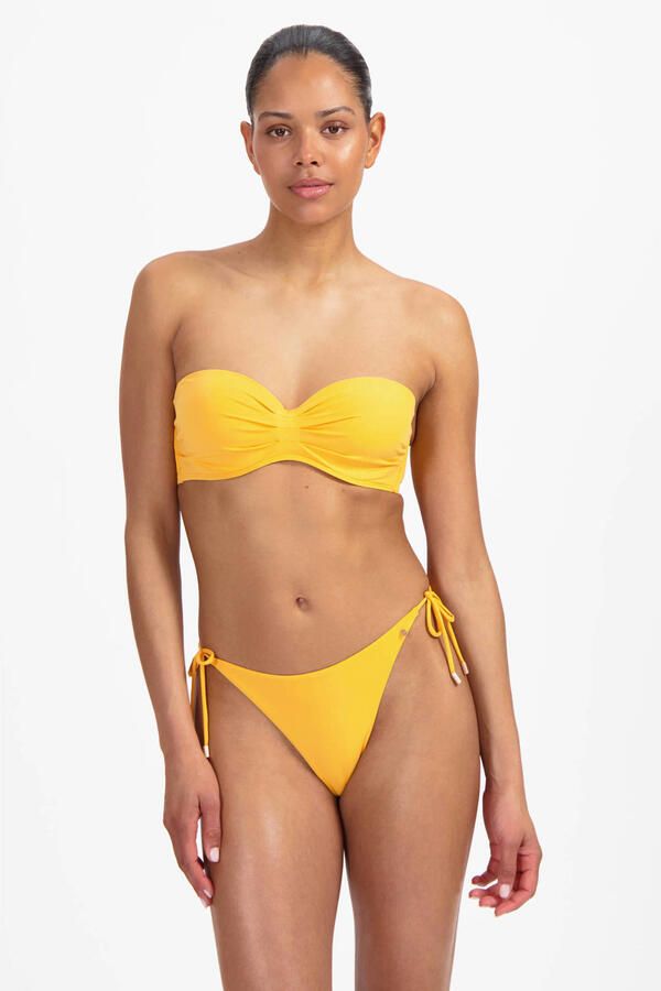Beachlife strik bikinibroekje geel
