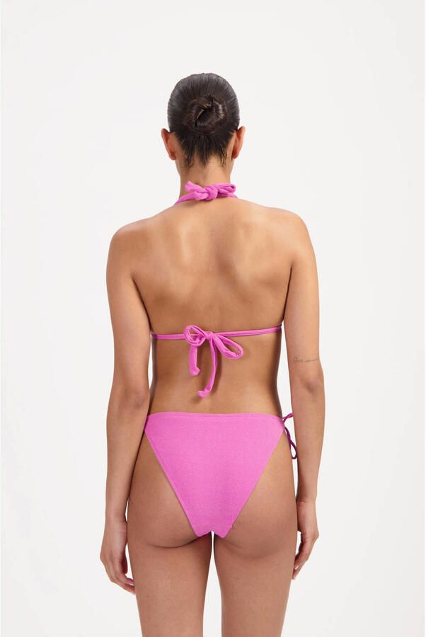 Beachlife Pink Shimmer Mid Waist Bottom Dames - Foto 2
