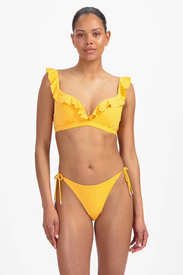 Beachlife voorgevormde beugel bikinitop geel