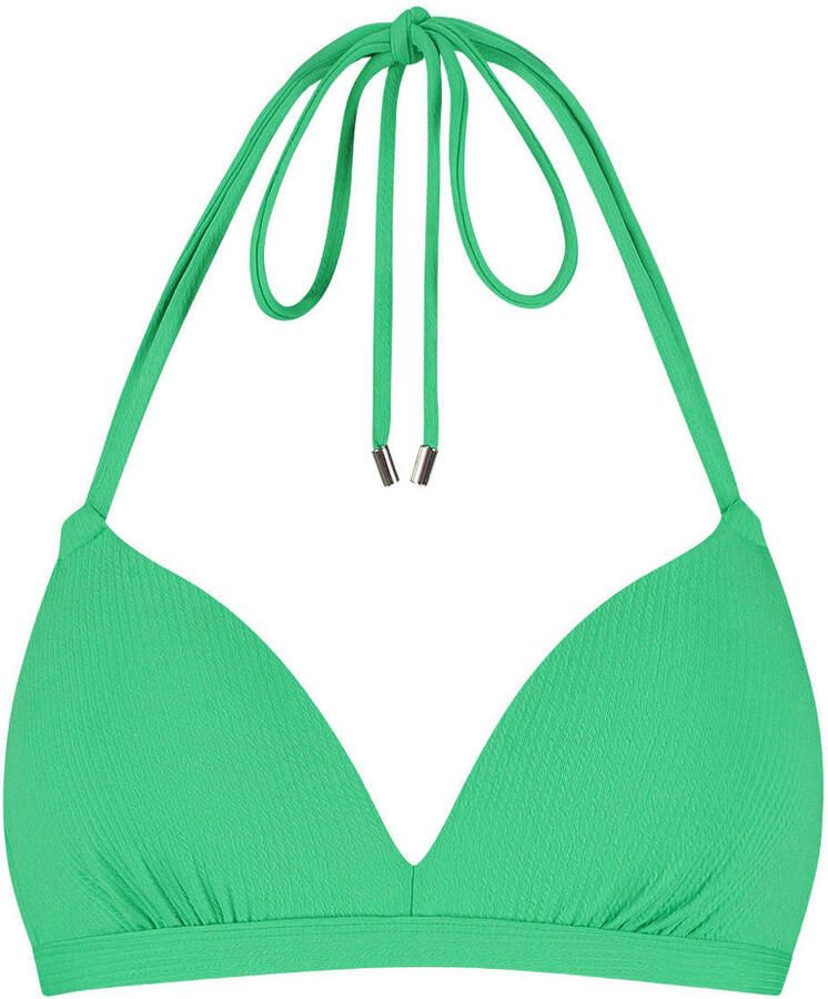 Beachlife voorgevormde halter bikinitop groen - Foto 2