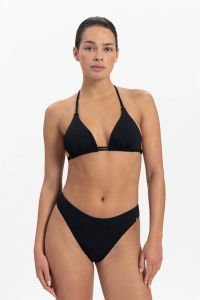 Beachlife brazilian bikinibroekje met textuur zwart