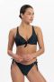 Beachlife voorgevormde push-up bikinitop met panterprint donkerblauw zwart - Thumbnail 1