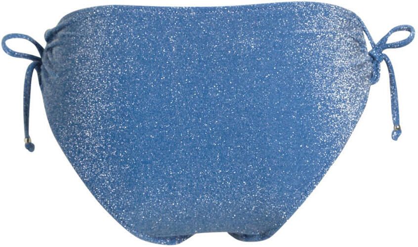BEACHWAVE bikinibroekje met lurex blauw