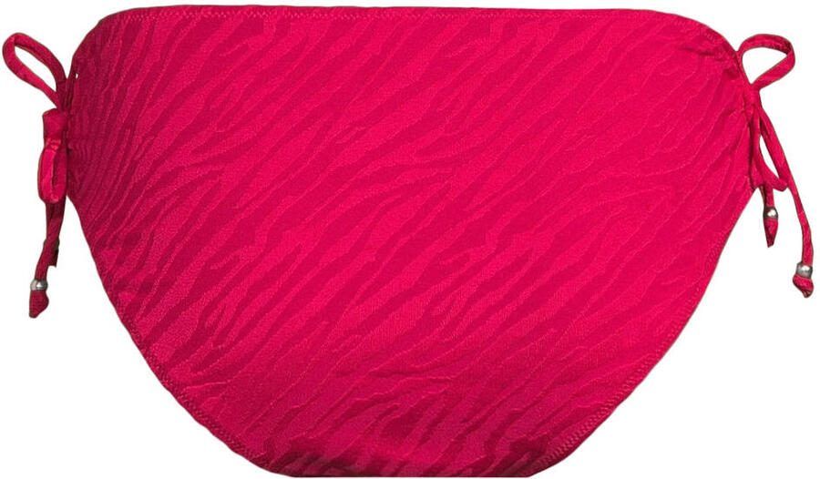 BEACHWAVE bikinibroekje met textuur fuchsia - Foto 3