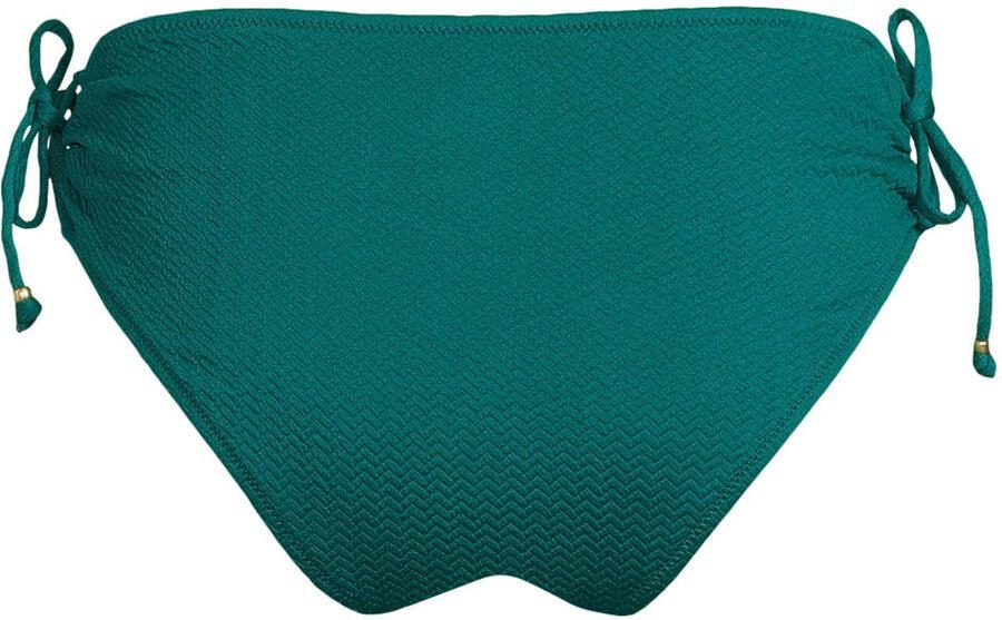 BEACHWAVE bikinibroekje met textuur groen - Foto 3