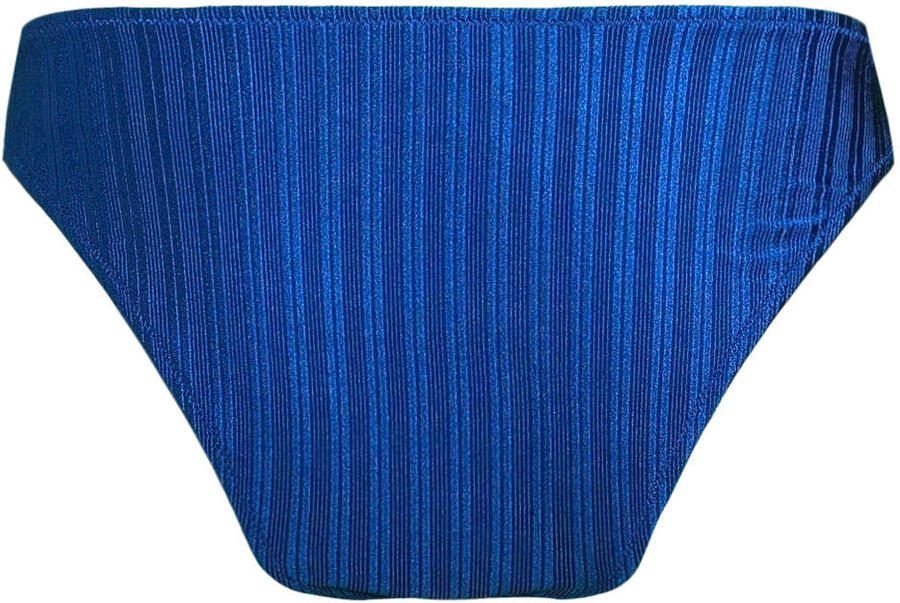 BEACHWAVE bikinibroekje met textuur kobaltblauw - Foto 2