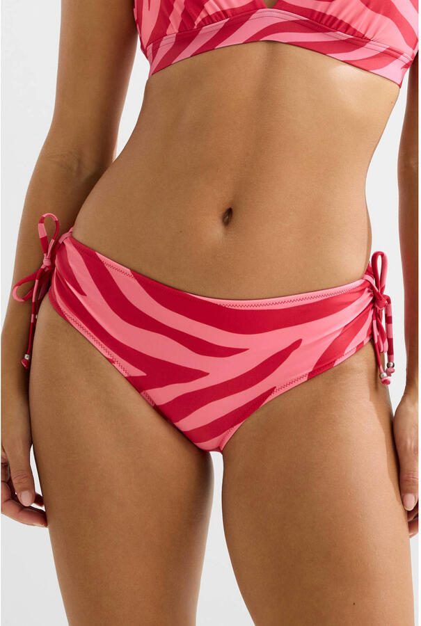 BEACHWAVE bikinibroekje rood roze