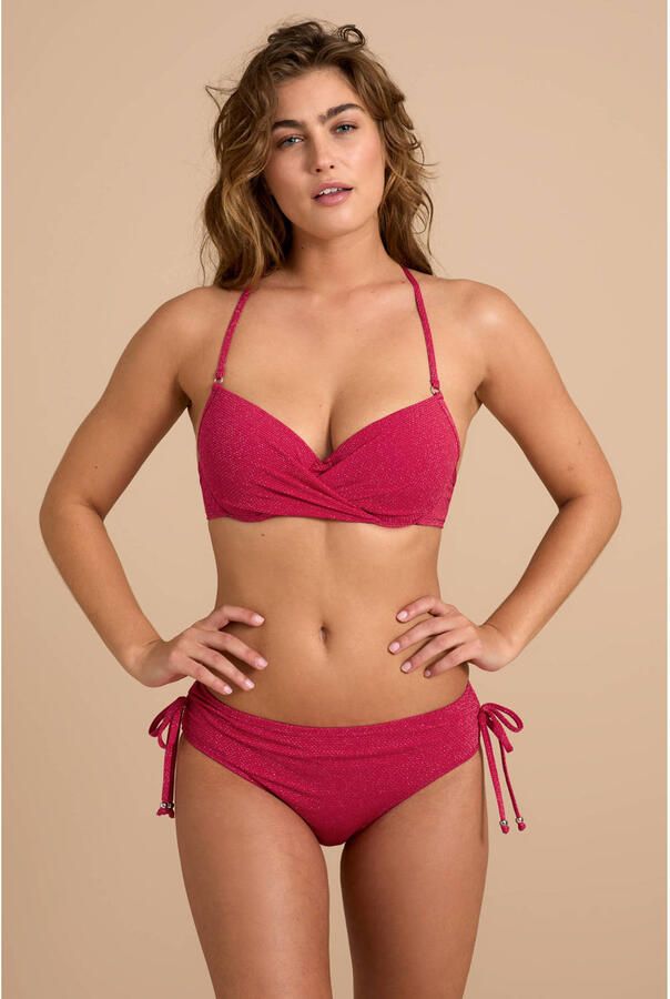 BEACHWAVE bikinislip rood - Foto 4